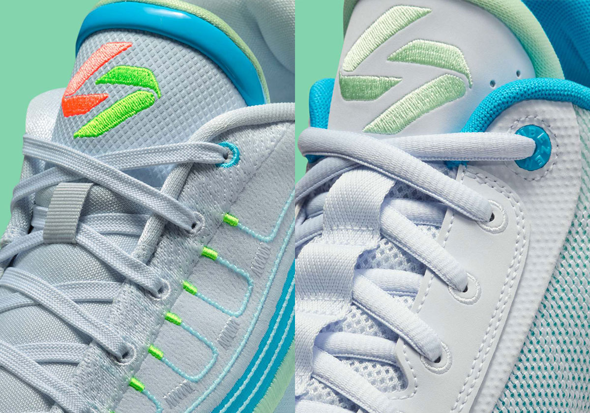 The Jordan Luka 4 And Luka .77 Surface In Mavericks-Esque “Laser Blue”
