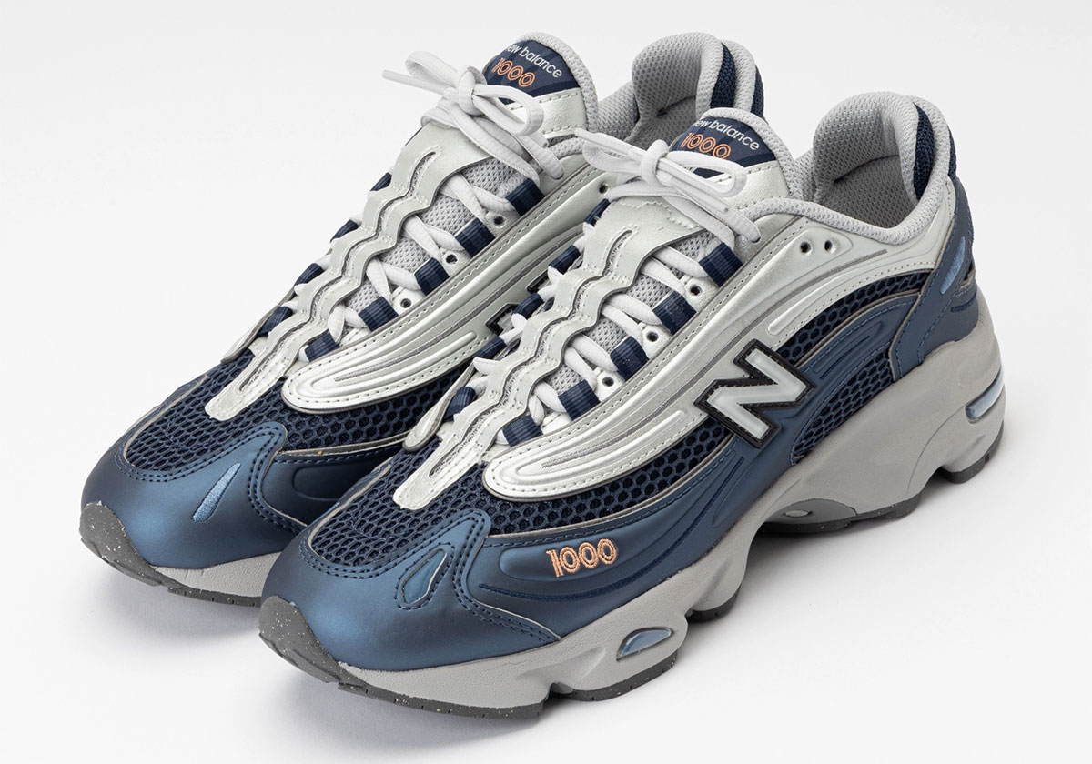 New Balance 1000 Vintage Indigo Light Silver Metallic Peach Nectar M1000p 2