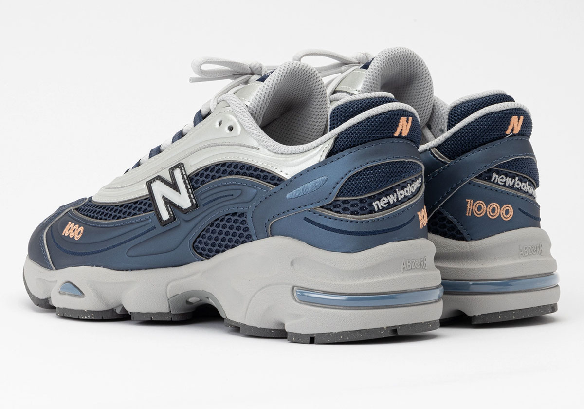 New Balance 1000 Vintage Indigo Light Silver Metallic Peach Nectar M1000p 3