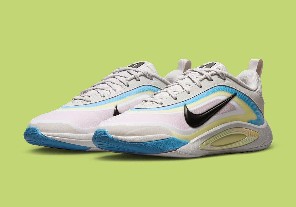 Nike A One Vast Grey Black Life Lime University Blue Hf7001 002 4