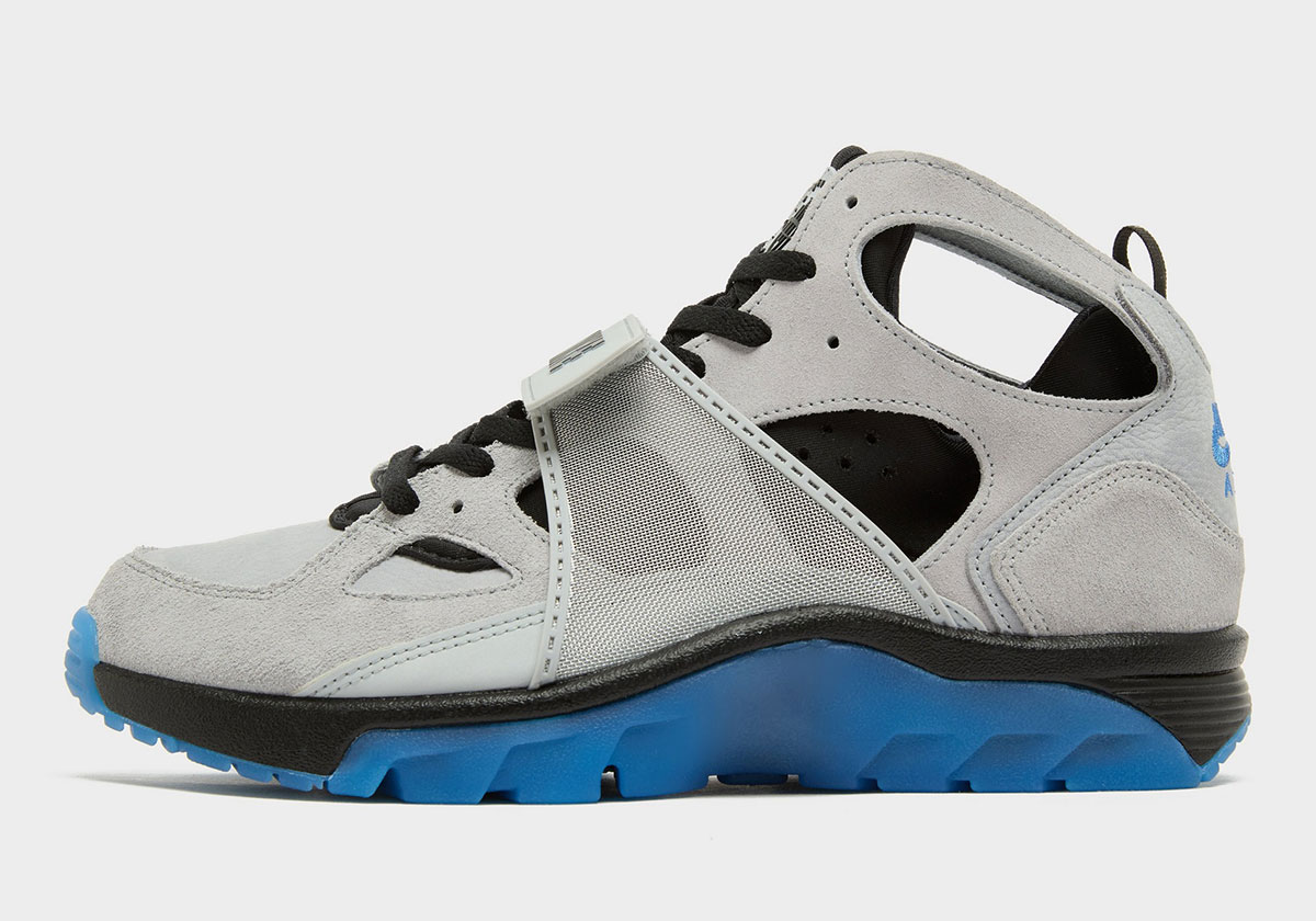 Nike Air Trainer Huarache Wolf Grey Star Blue Black Metallic Silver Ih4469 012 2