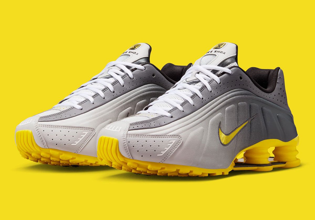 The Nike Shox R4 Sports Sunny “Light Citron” Pistons