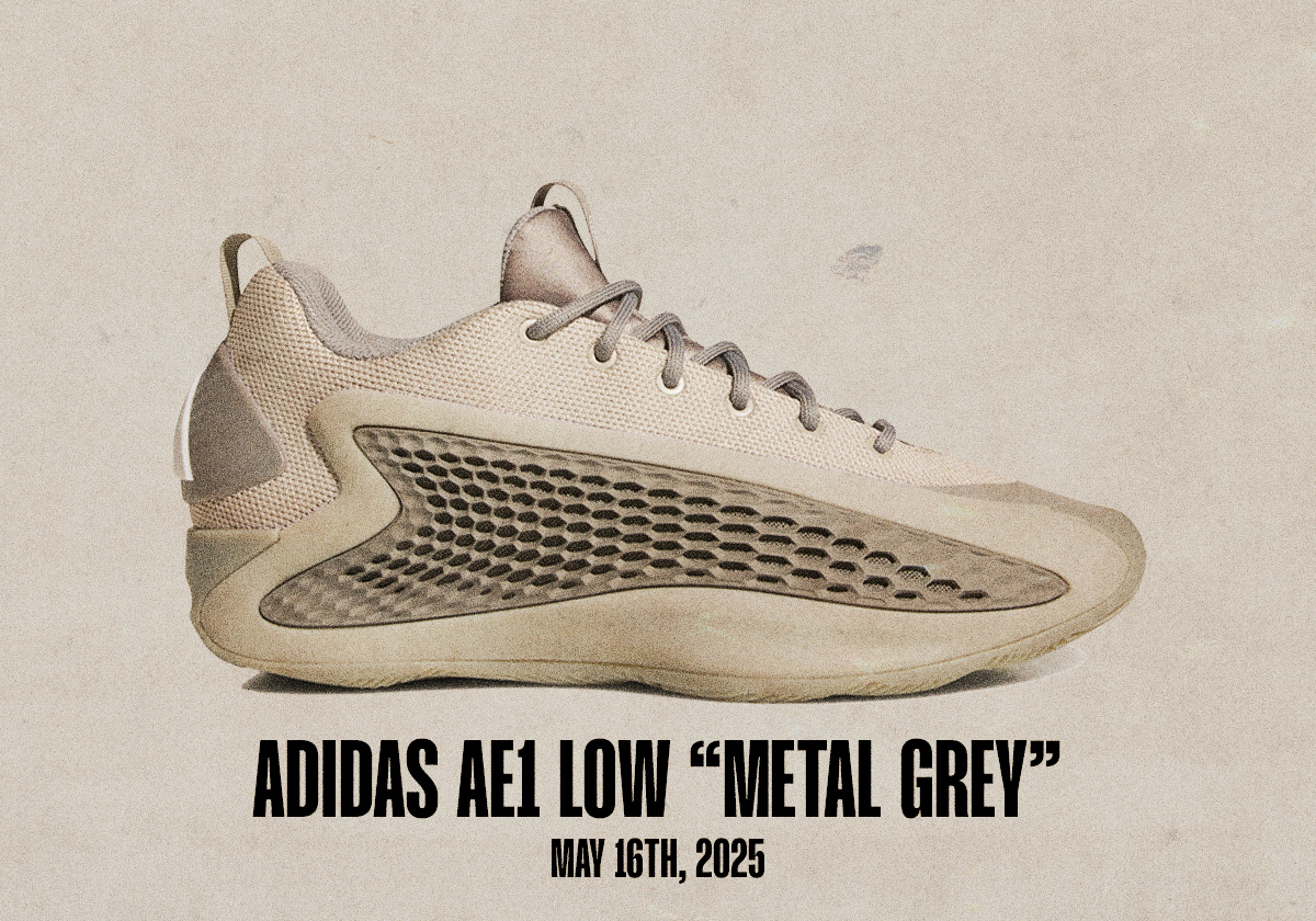 Sneaker Releases May 11 May 17 2025 Adidas Anthony Edwards 1 Low Metal Grey