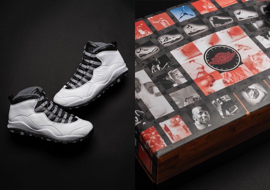 Jordan Brand Revives The Original Shoebox For The Air Jordan 10 “Steel”