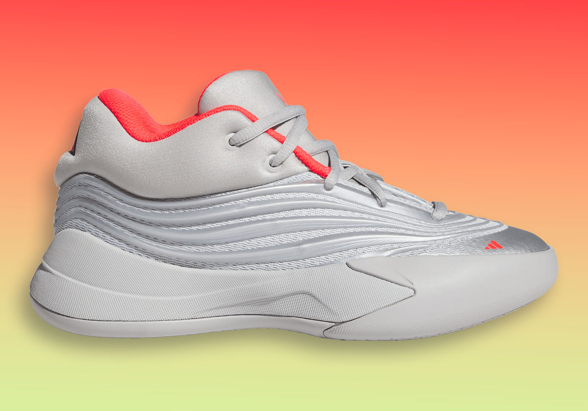 The adidas Dame X "Silver Metallic" Carries Yeezy 2 "Pure Platinum" Vibes