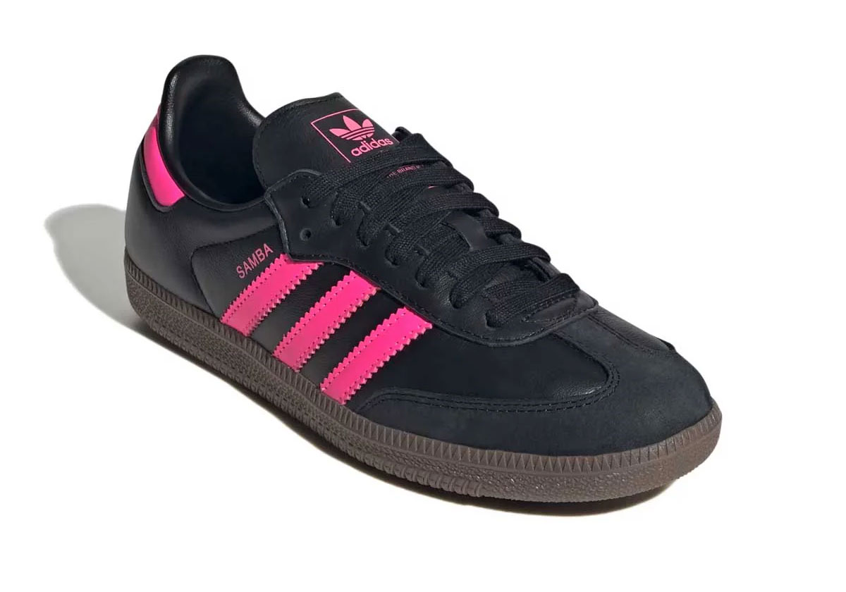The adidas Samba Switches Into Black And "Lucid Pink"