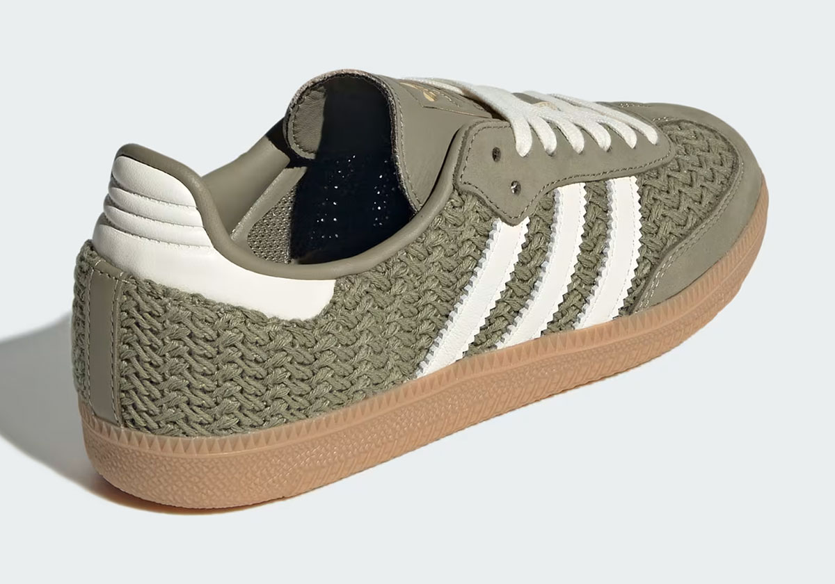 Adidas Samba Knit Orbit Green Cream White Jr9447 1