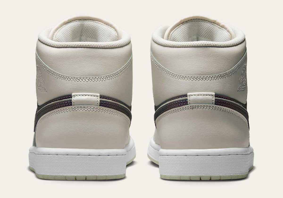 Air Jordan 1 Mid Iridescent Phantom White Ih4107 030 1
