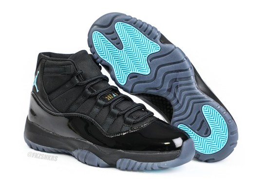 Detailed Images Of The Air Jordan 11 “Gamma Blue”