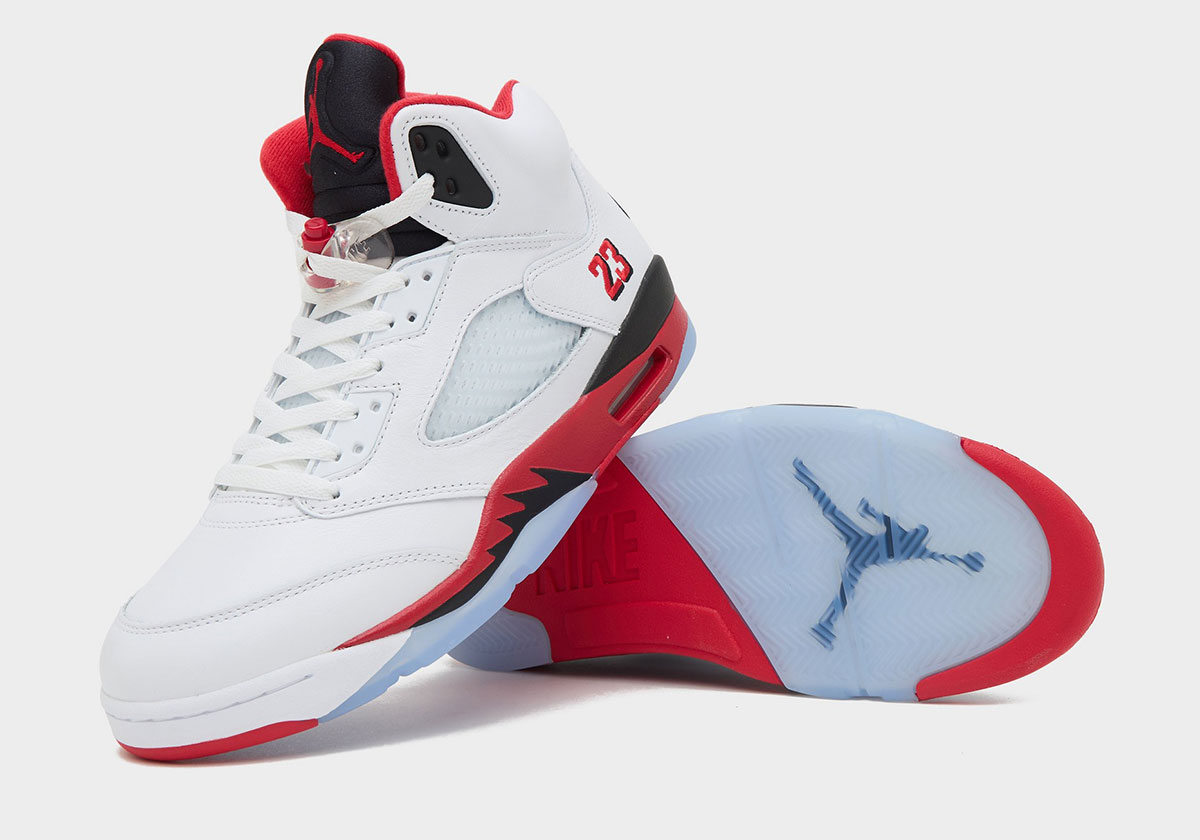 Jordan 5 Fire Red Black Tongue 2025 1