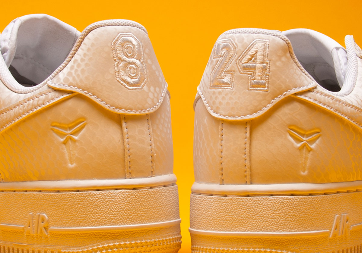 The Kobe Bryant x Nike Air Force 1 Low "Forever White" Launches On July 1st