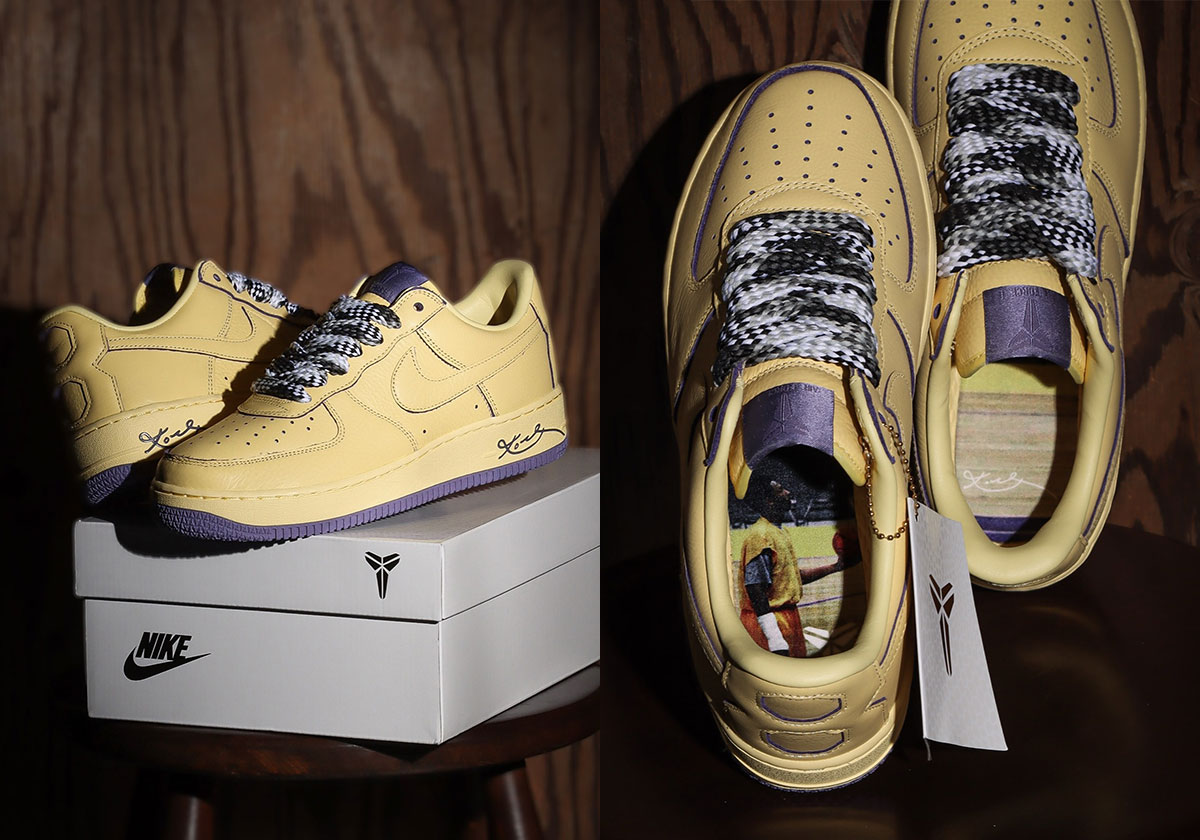 Where To Buy The Kobe Nike Air Force 1 Low Protro "Soft Yellow"