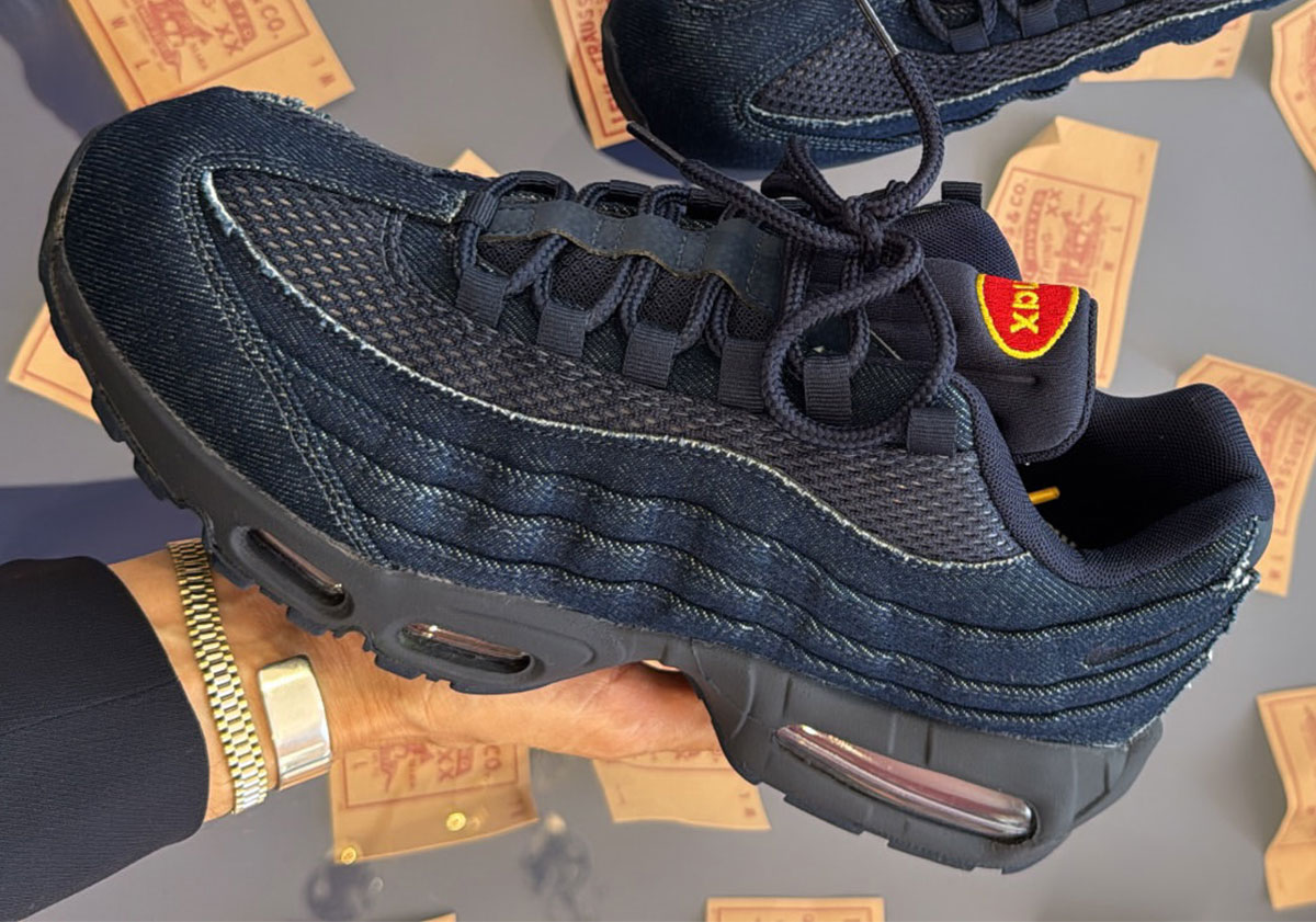 Vintage Ads Appear On The Friends & Family Levi's Nike Air Max 95