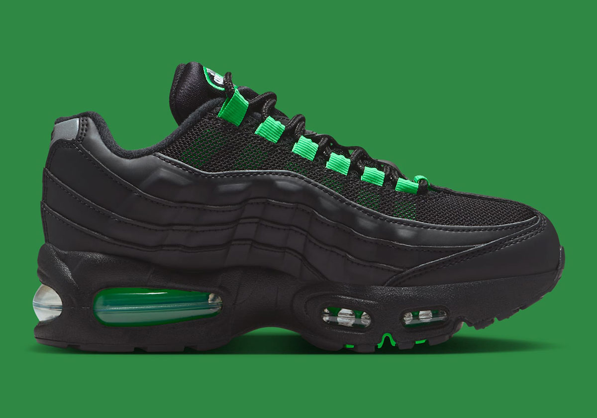 Nike Air Max 95 Og Gs Black Green Shock Pearl Grey Ii4130 009 2