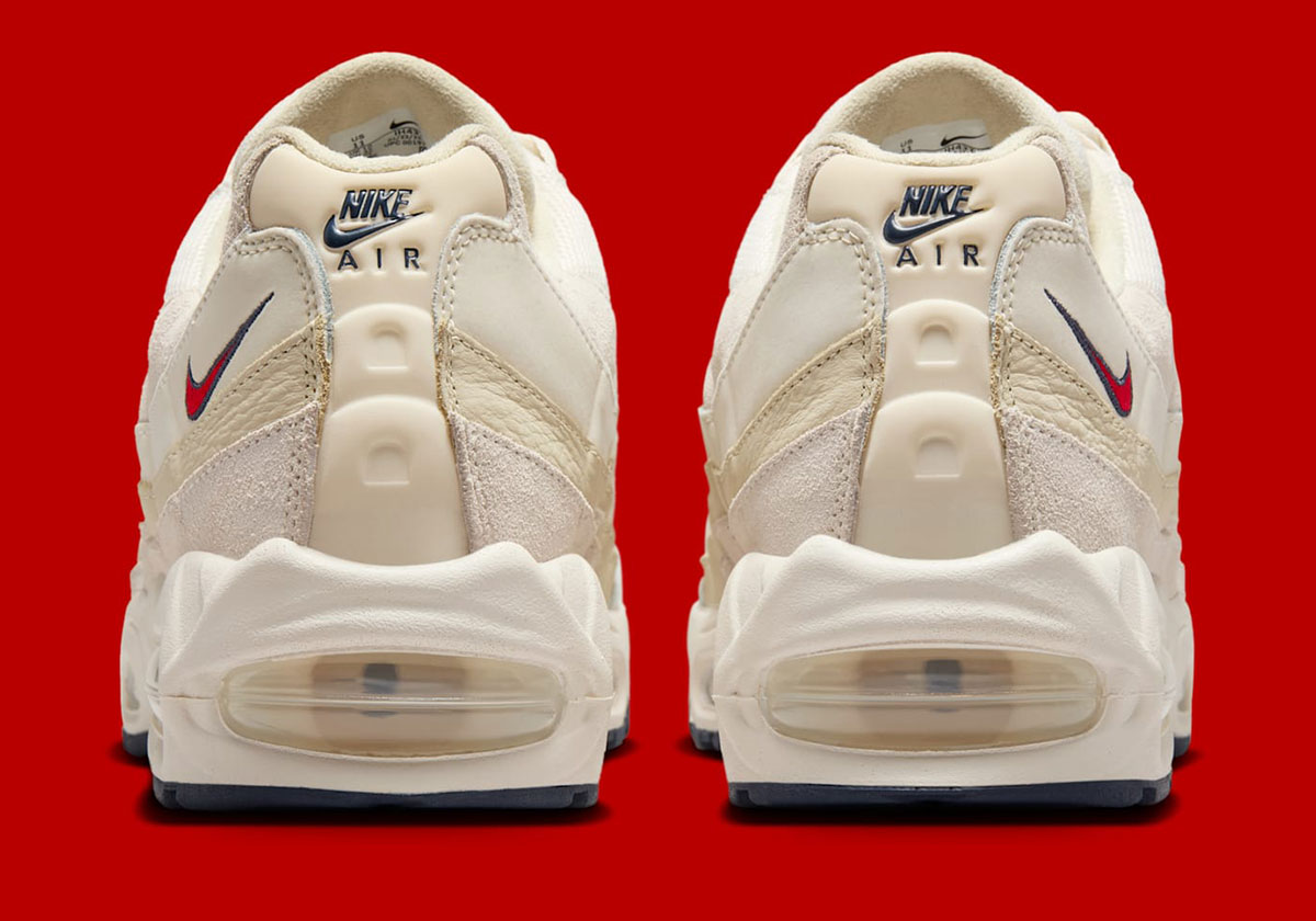 Nike Air Max 95 Og Pale Ivory Light Khaki Sail University Red Ih4378 110 2