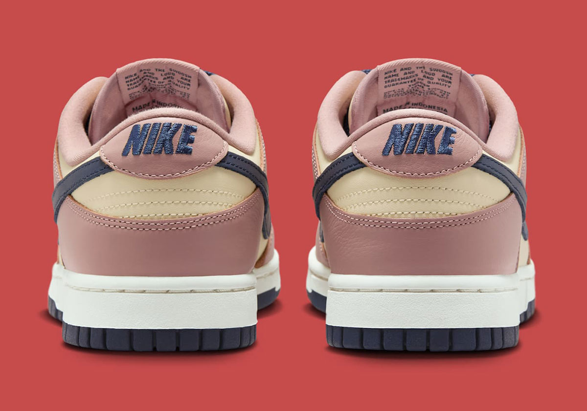 Nike Dunk Low Cherry Charm Particle Pink Coconut Milk Sail Midnight Navy Hq7487 600 3
