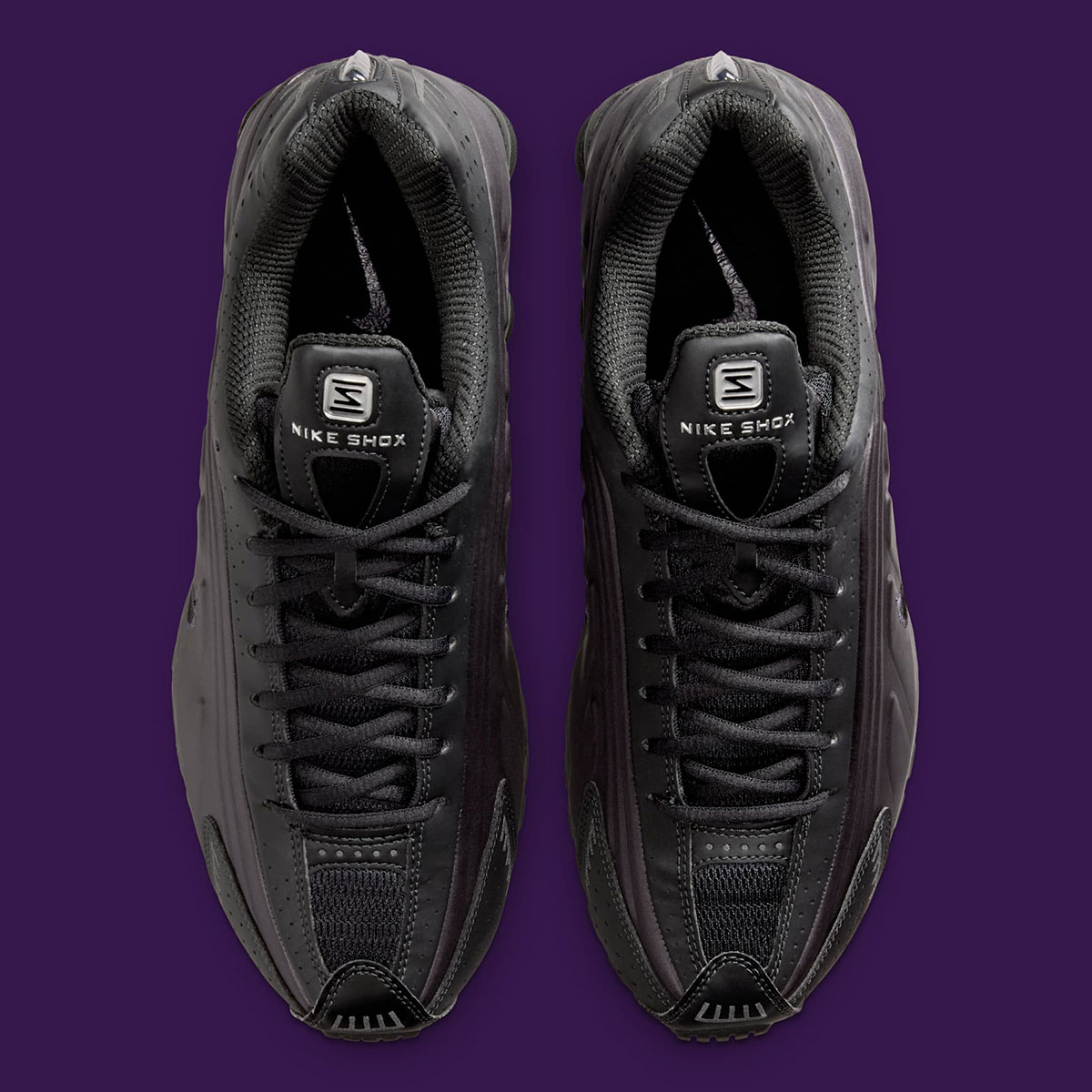 Nike Shox R4 Cave Purple Off Noir Black Metallic Silver Hq1988 500 6