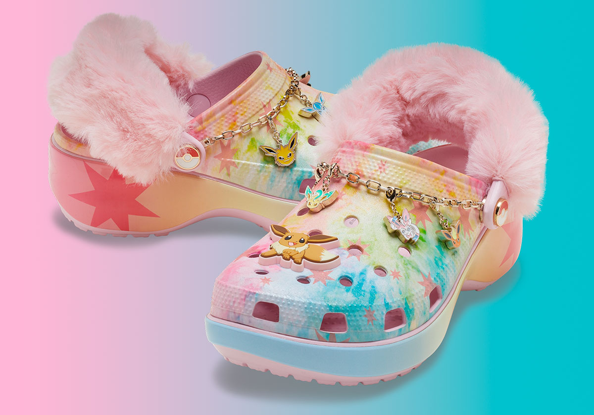 Eevee's Eight Evolutions Come To Life On The Pokémon x Crocs Platform Clog