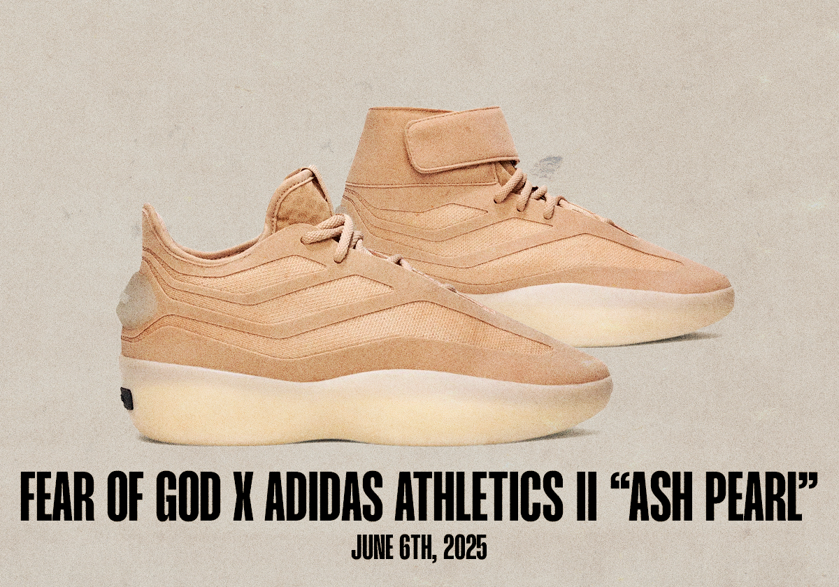 Sneaker Releases June 1 June 7 2025 Adidas Fear Of God Athletics Ii Ash Pearl