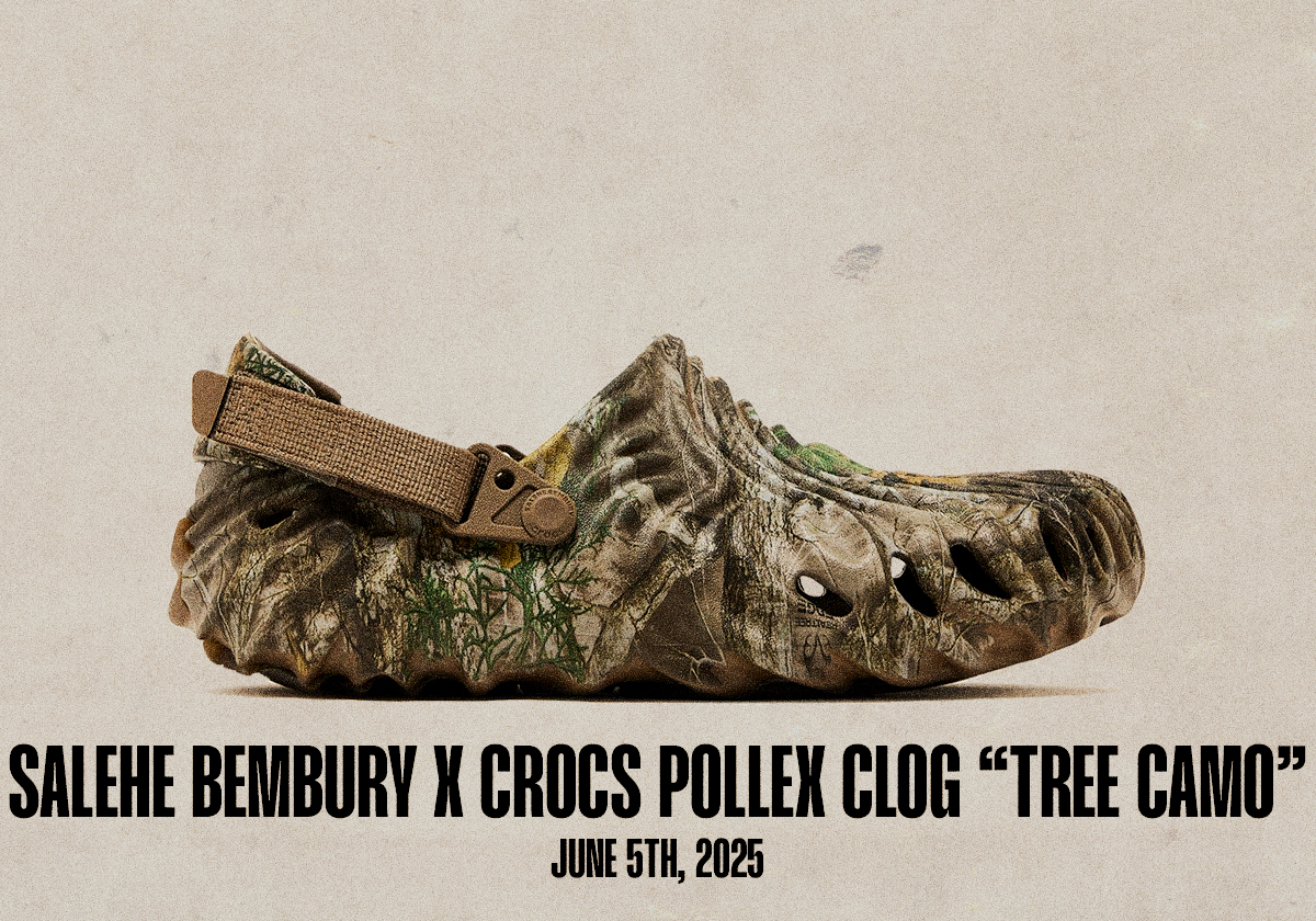 Sneaker Releases June 1 June 7 2025 Salehe Bembury Crocs Pollex Clog Tree Camo