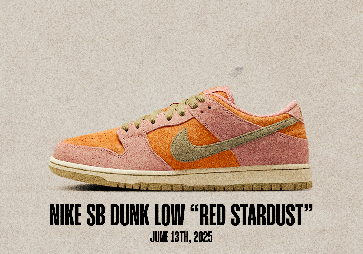 Sneaker Releases June 8 June 14 2025 Nike Sb Dunk Low Red Stardust