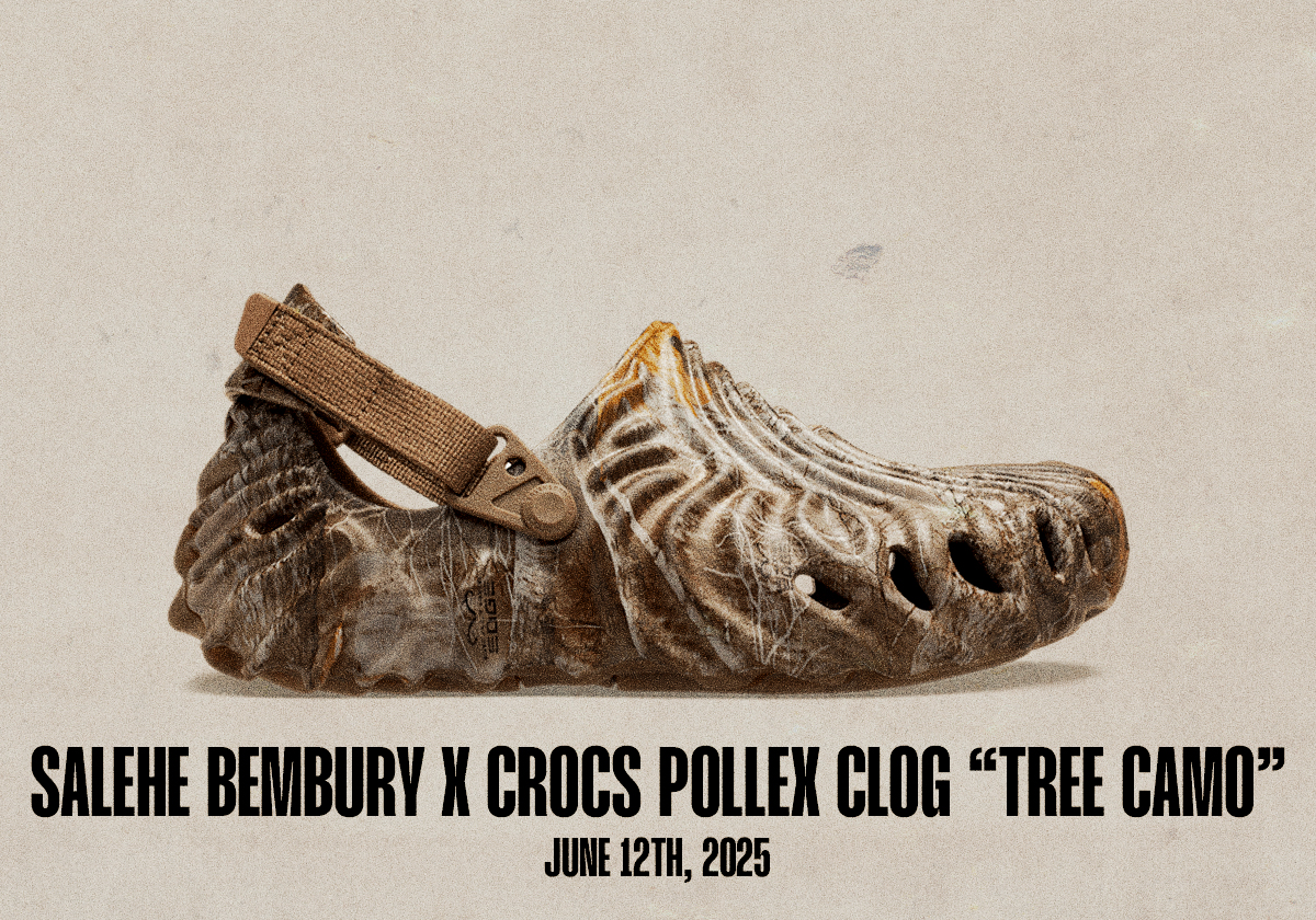 Sneaker Releases June 8 June 14 2025 Salehe Bembury Crocs Pollex Clog Tree Camo
