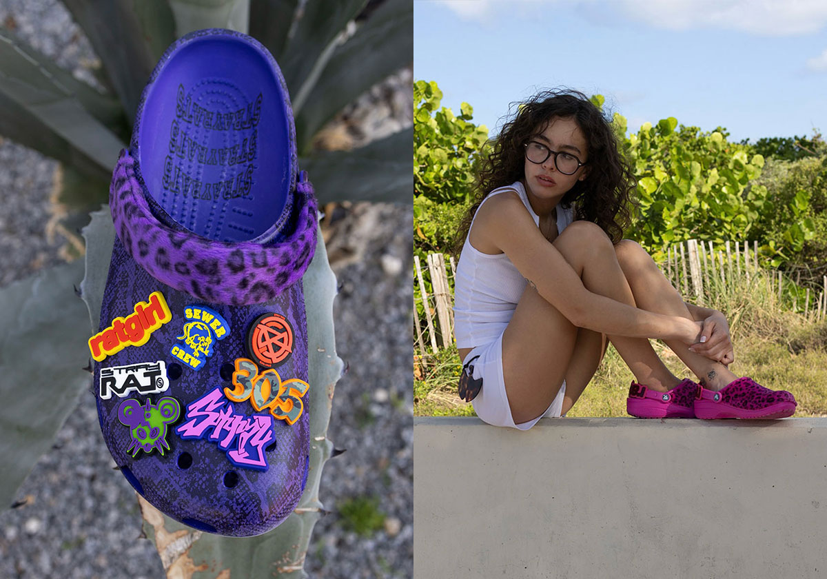 Stray Rats Adds Fuzzy Leopard Print To The Crocs Classic Clog