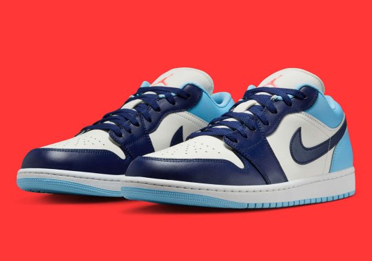 Icy “Blue Chill” Casts Over This Air Jordan 1 Low For Women