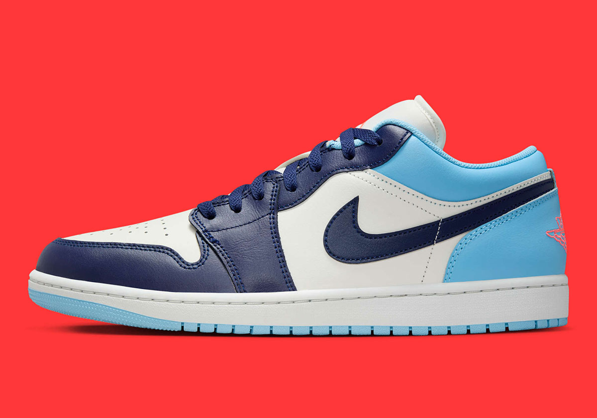 Air Jordan 1 Low Sail Blue Chill Hot Lava Blue Void 553558 149 8