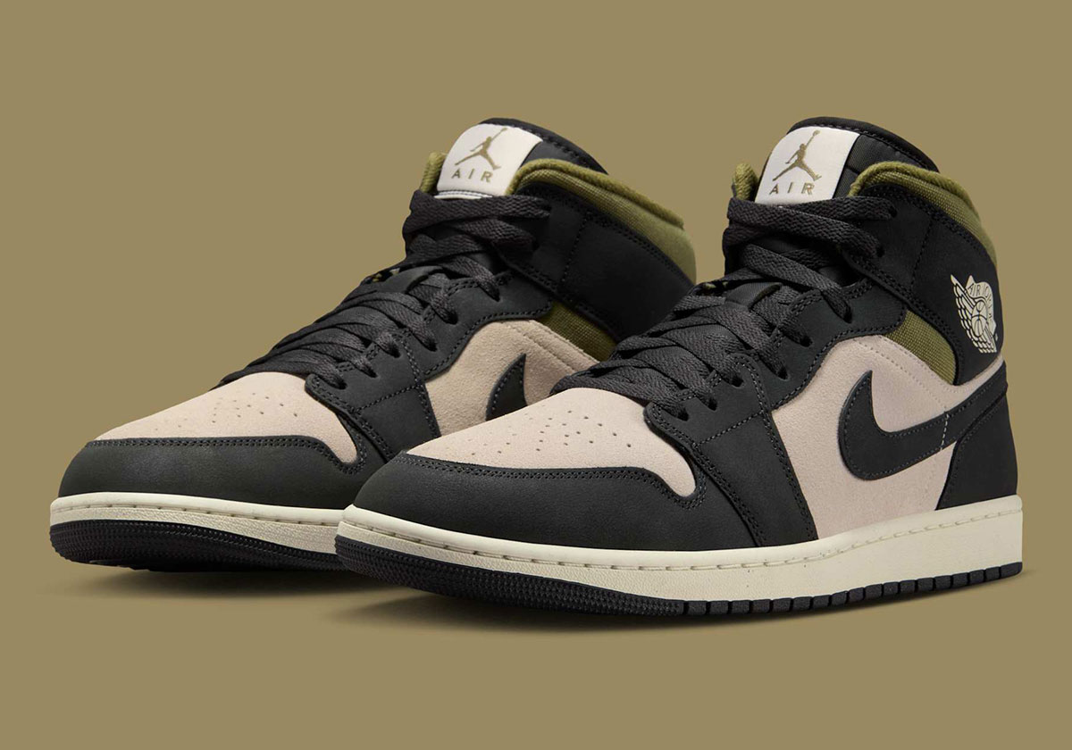 Canvas And Nubuck Hop On This Air Jordan 1 Mid SE