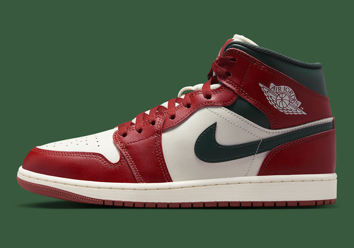 Air Jordan 1 Mid Redstone Midnight Green Dq8426 105 3