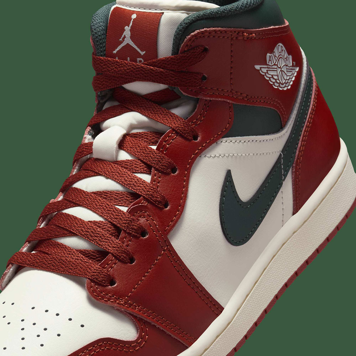 Air Jordan 1 Mid Redstone Midnight Green Dq8426 105 6