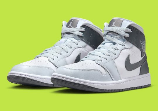 The Air Jordan 1 Mid Goes Grey For Fall 2025