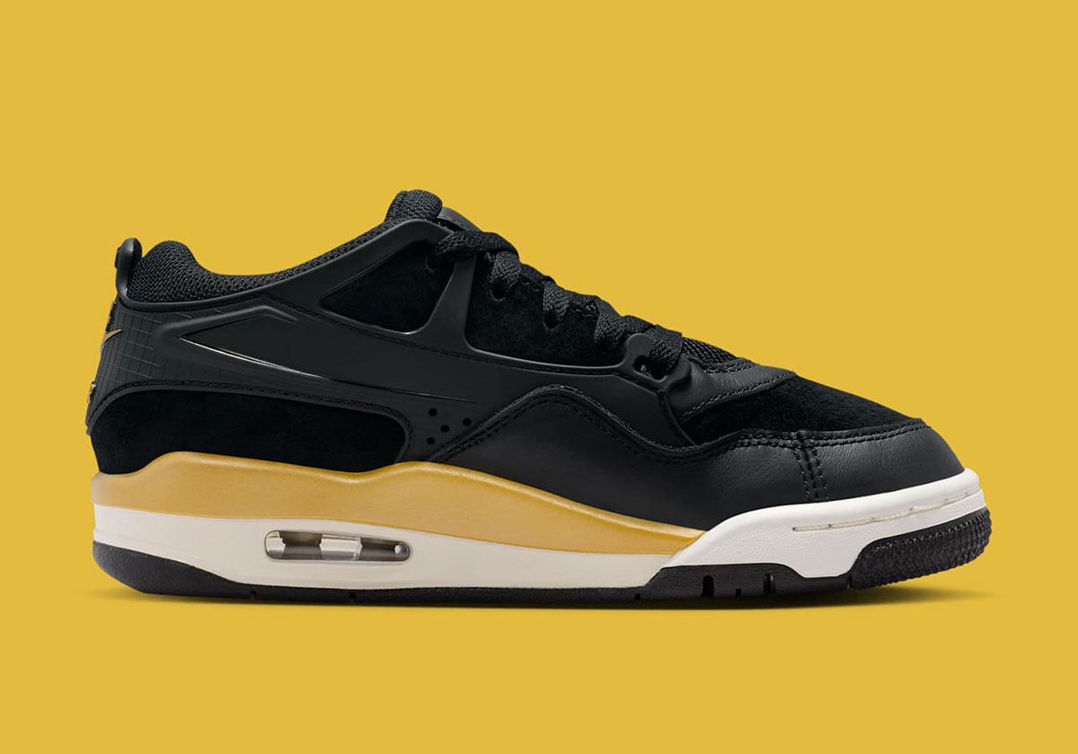 Air Jordan 4 Rm Gs Black Gold White Im6033 010 2