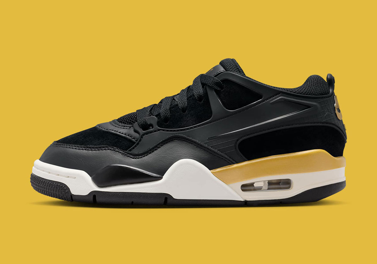 Air Jordan 4 Rm Gs Black Gold White Im6033 010 5