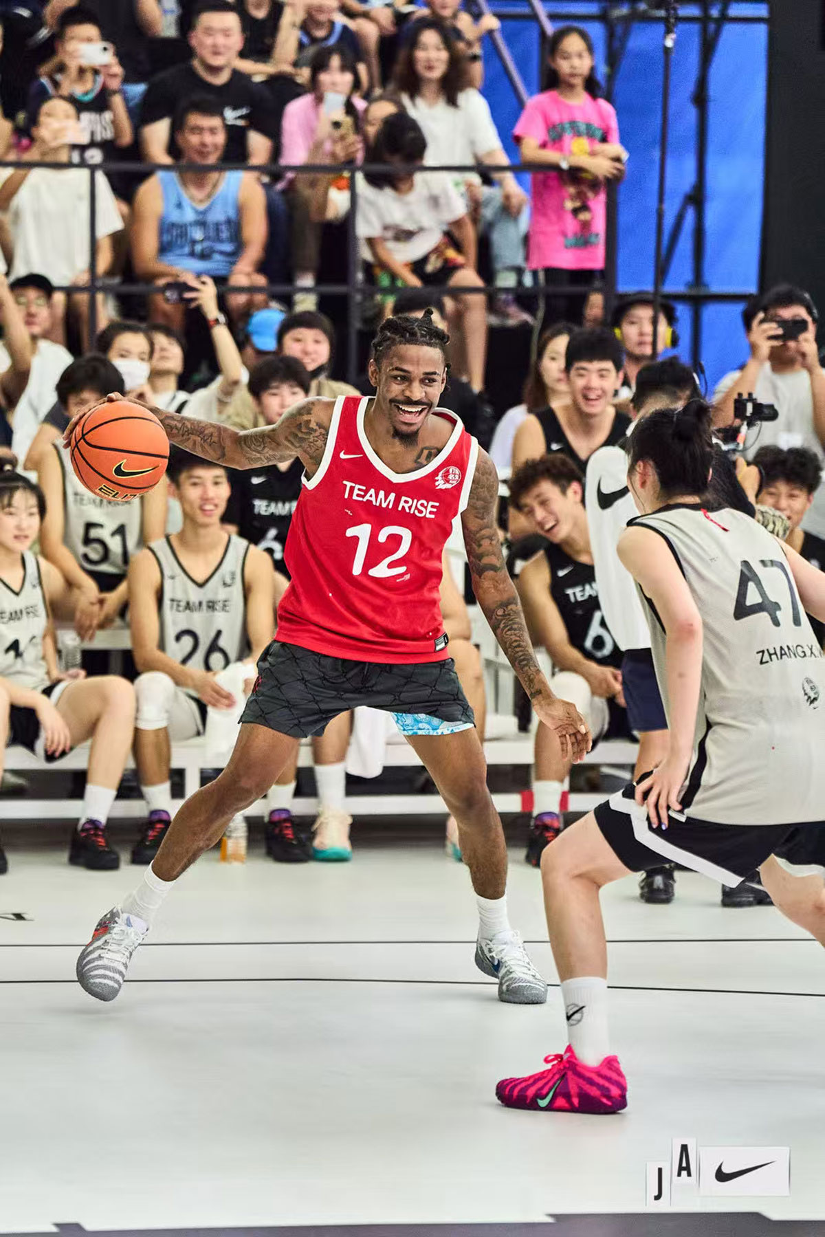 Ja Morant Nike Make Them Watch China Tour 10