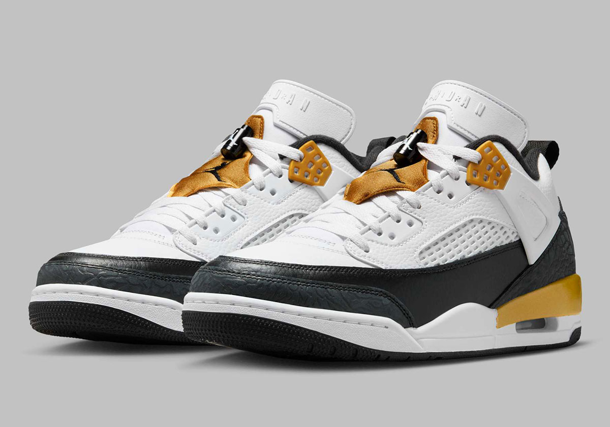 The Jordan Spiz'ike Low Pours Out A Gilded "DMP" Colorway