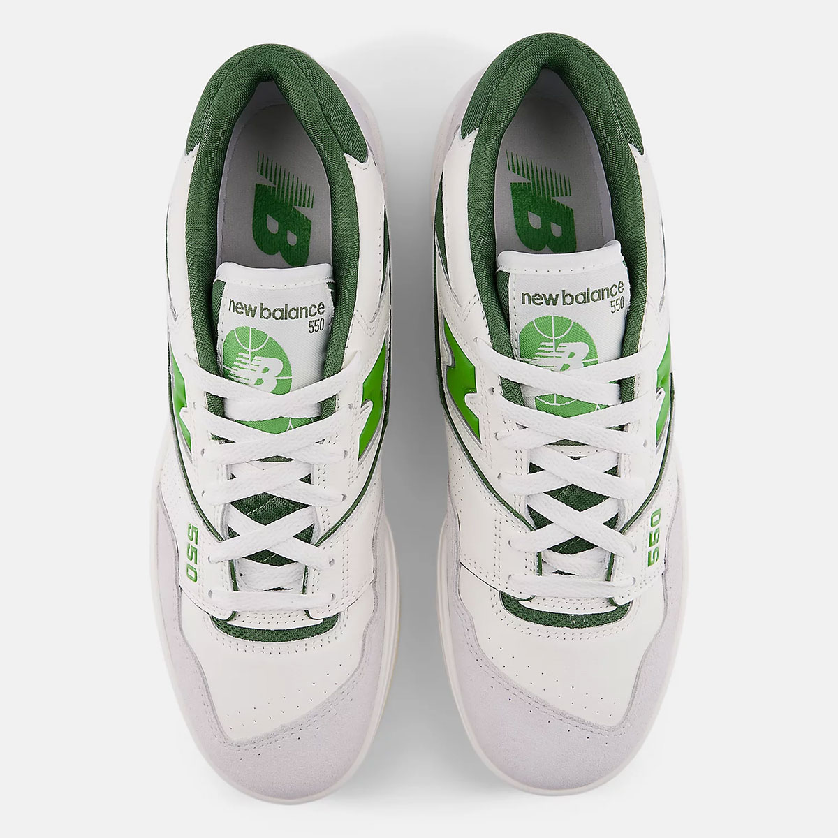 New Balance 550 Sea Salt Alpine Green Bb550egr 3