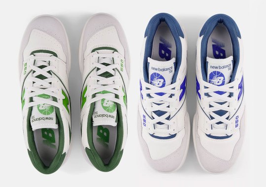 The New Balance 550 Steps In “Sea Salt” For Fall 2025