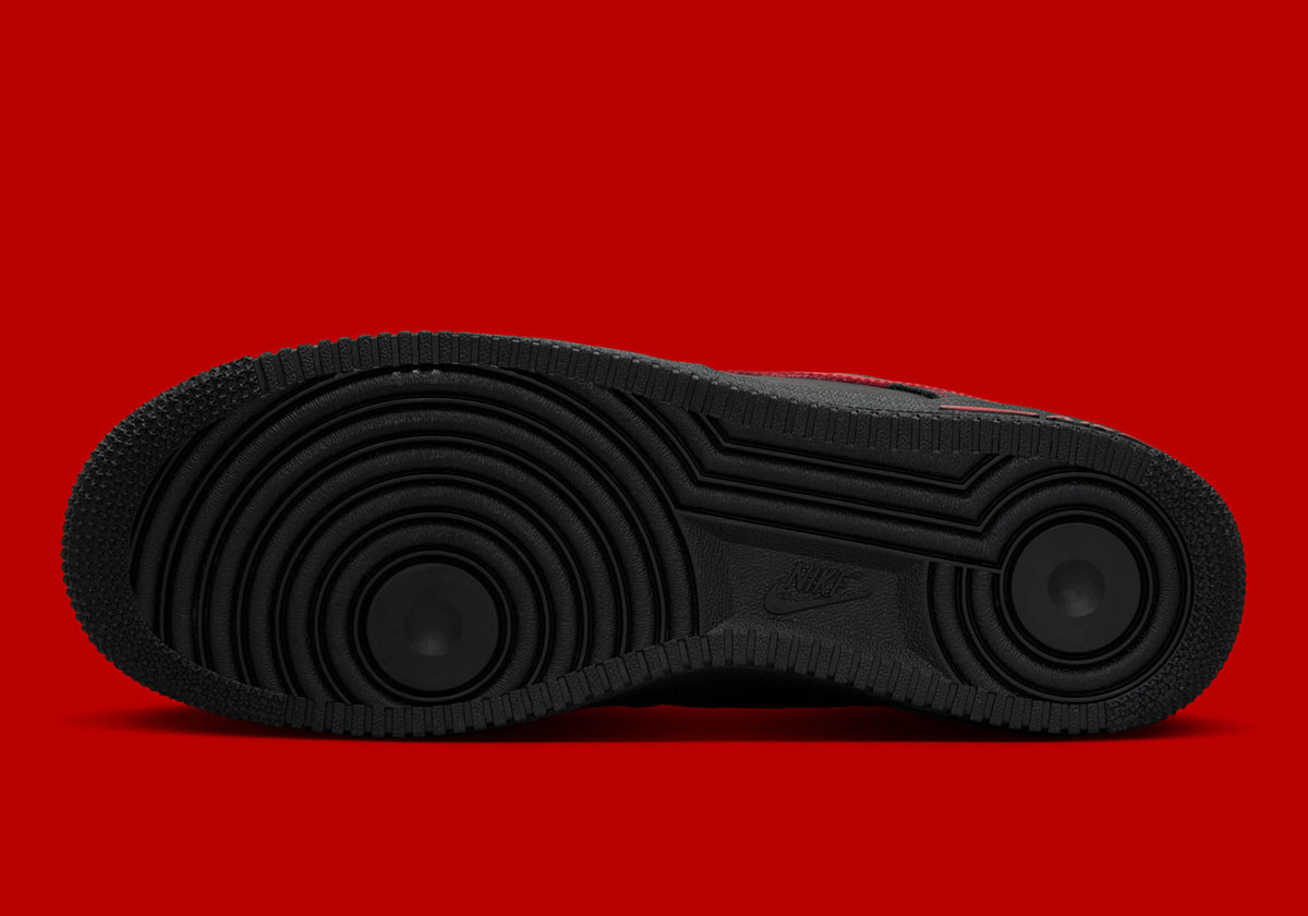 Nike Air Force 1 Low Black Varsity Red Hq2037 005 6