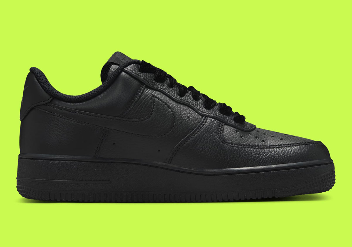 Nike Air Force 1 Low Black Velvet Laces Hv4403 001 1