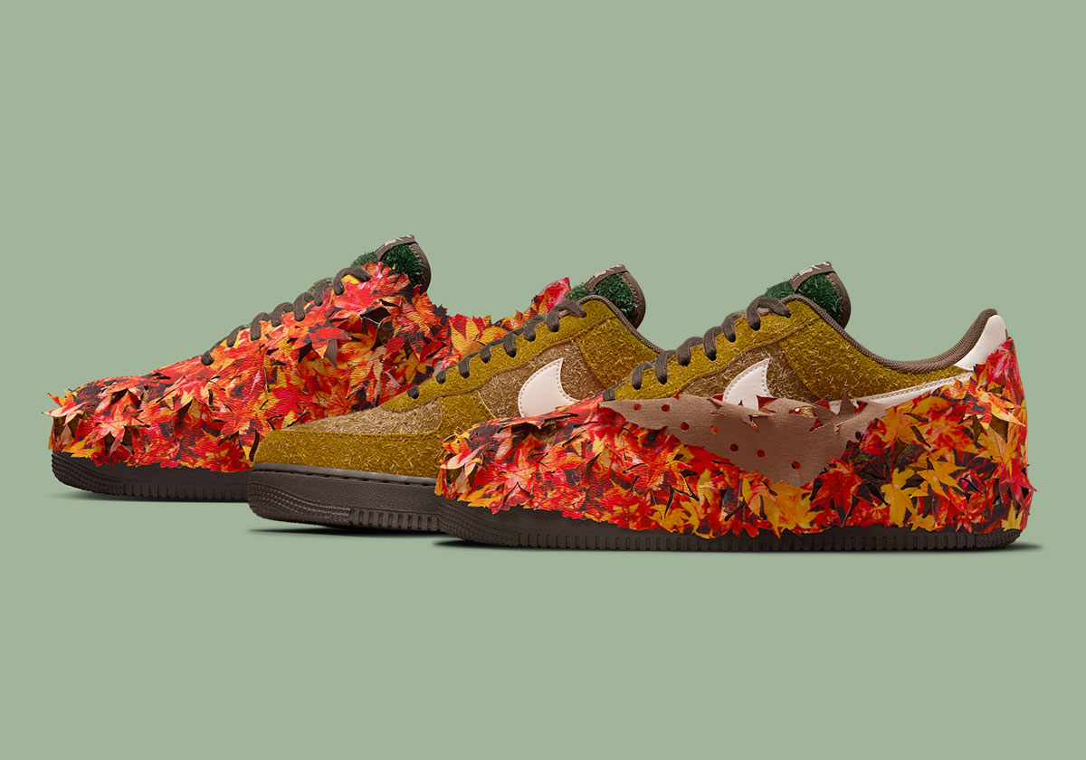 Nike Is Getting Crazy Again With The Air Force 1 "Autumn Leaves"