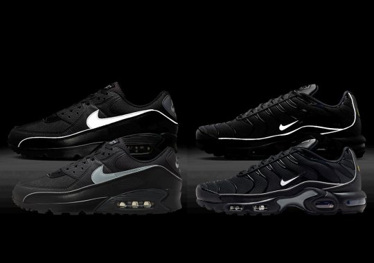 Nike Unites The Air Max 90 And Air Max Plus In “Black Reflective”