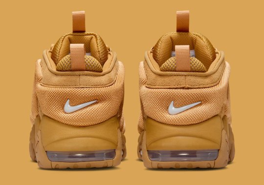 The Nike Air More Uptempo Low Wears Fall-Appropriate “Flax”