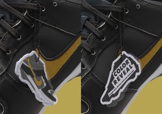 This Nike Dunk Alpha Menace Cleat Wears A Color-Changing Swoosh