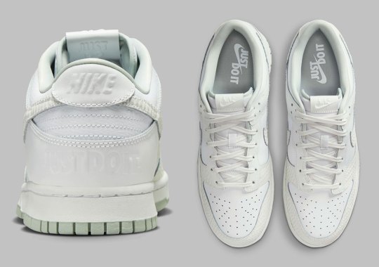 Nike Stamps Its Iconic Slogan On The Dunk Low “Just Do It”