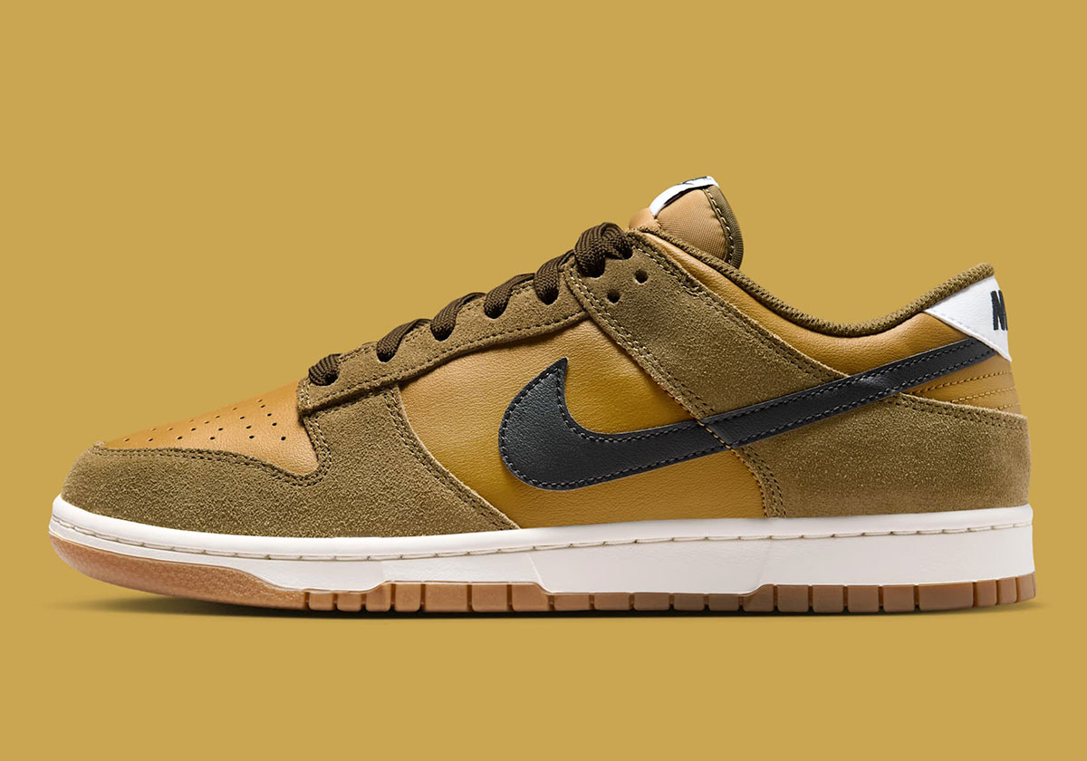 Nike Dunk Low Retro Se Ochre Black Olive Flak Ib6399 300 1