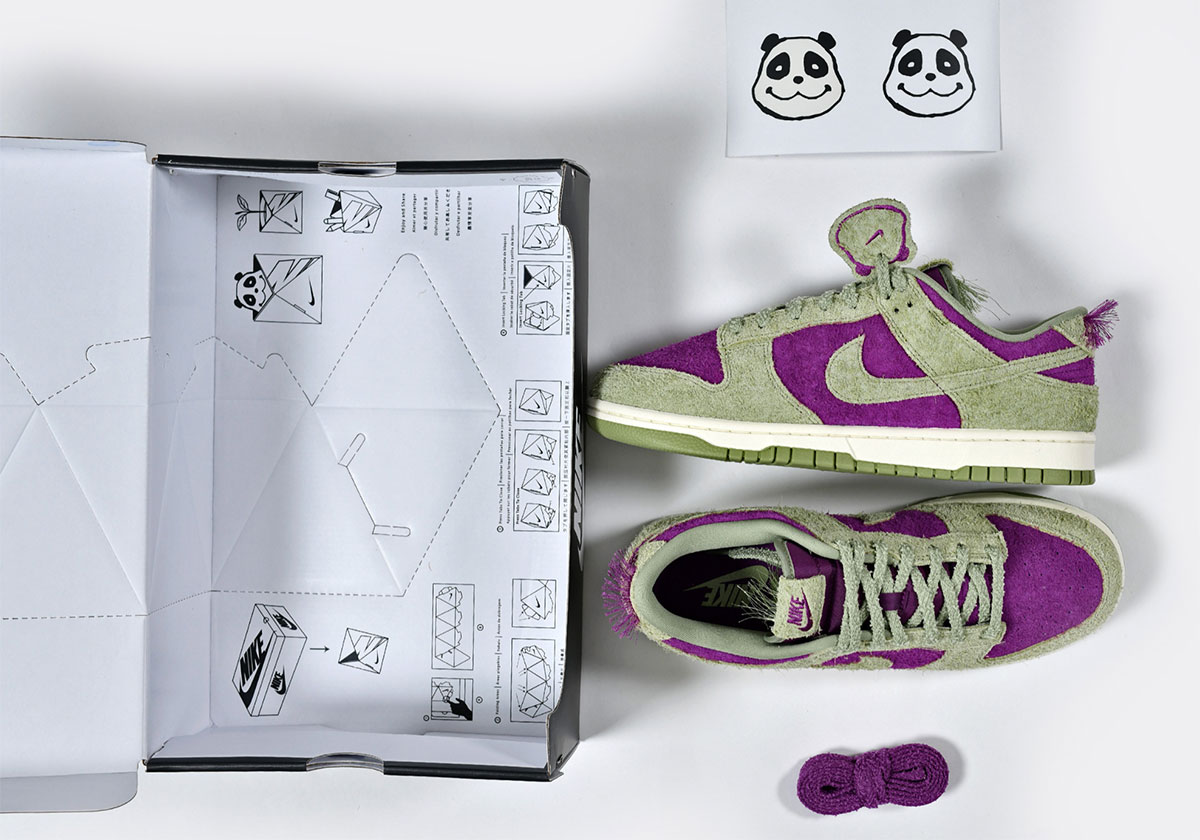 The Nike Dunk Low "Panda Viotech" Includes An Arts And Crafts Project