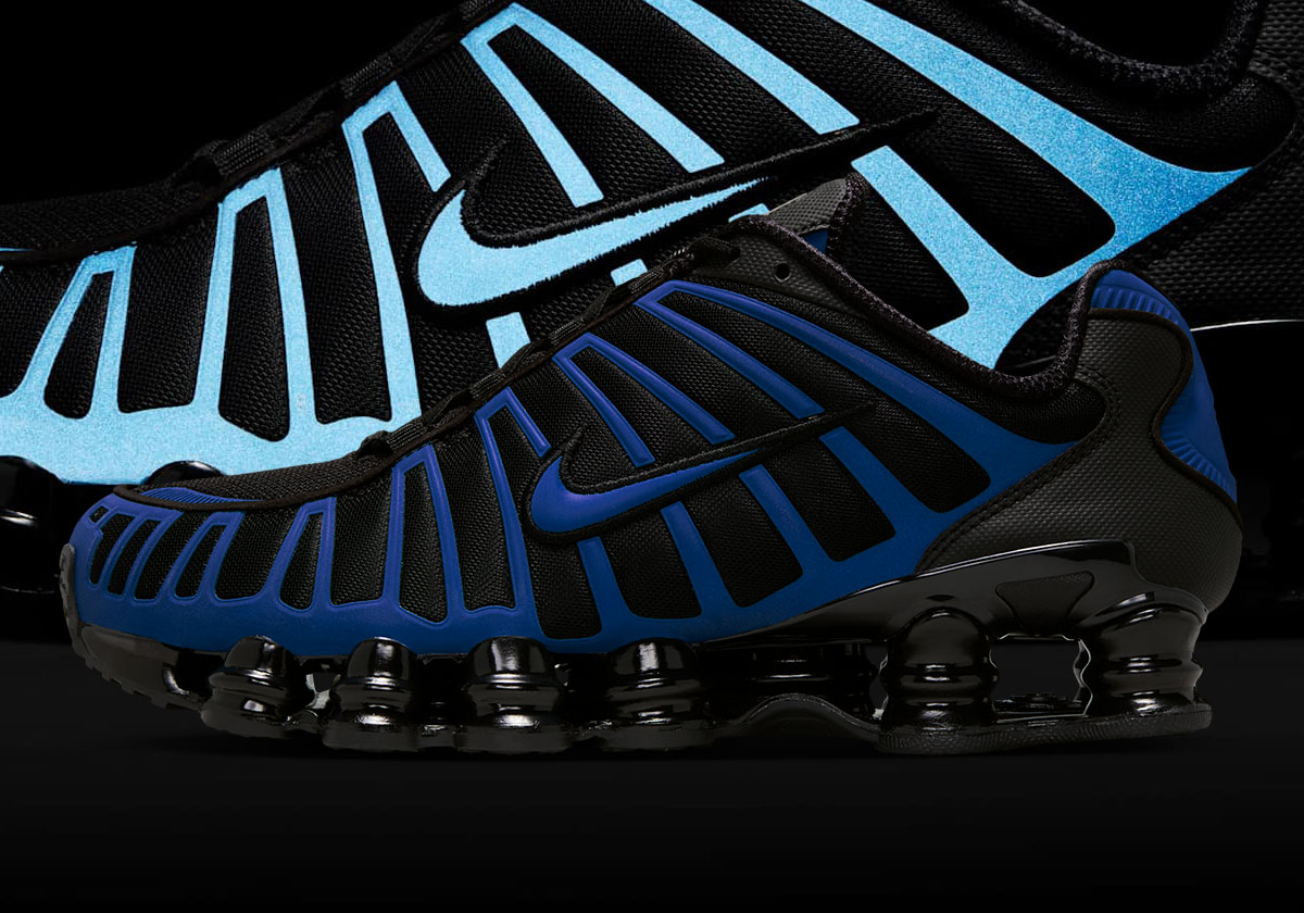 The Nike Shox TL Lights Up In "Reflective" Ice Blue