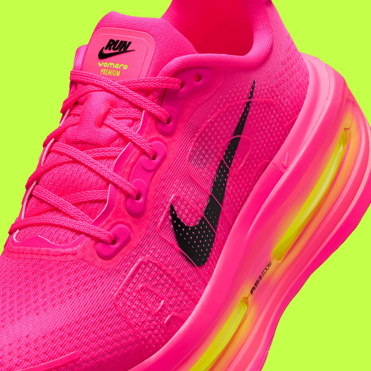 Nike Vomero Premium Hyper Pink Black Digital Pink Volt Hot Punch Hm5973 603 4